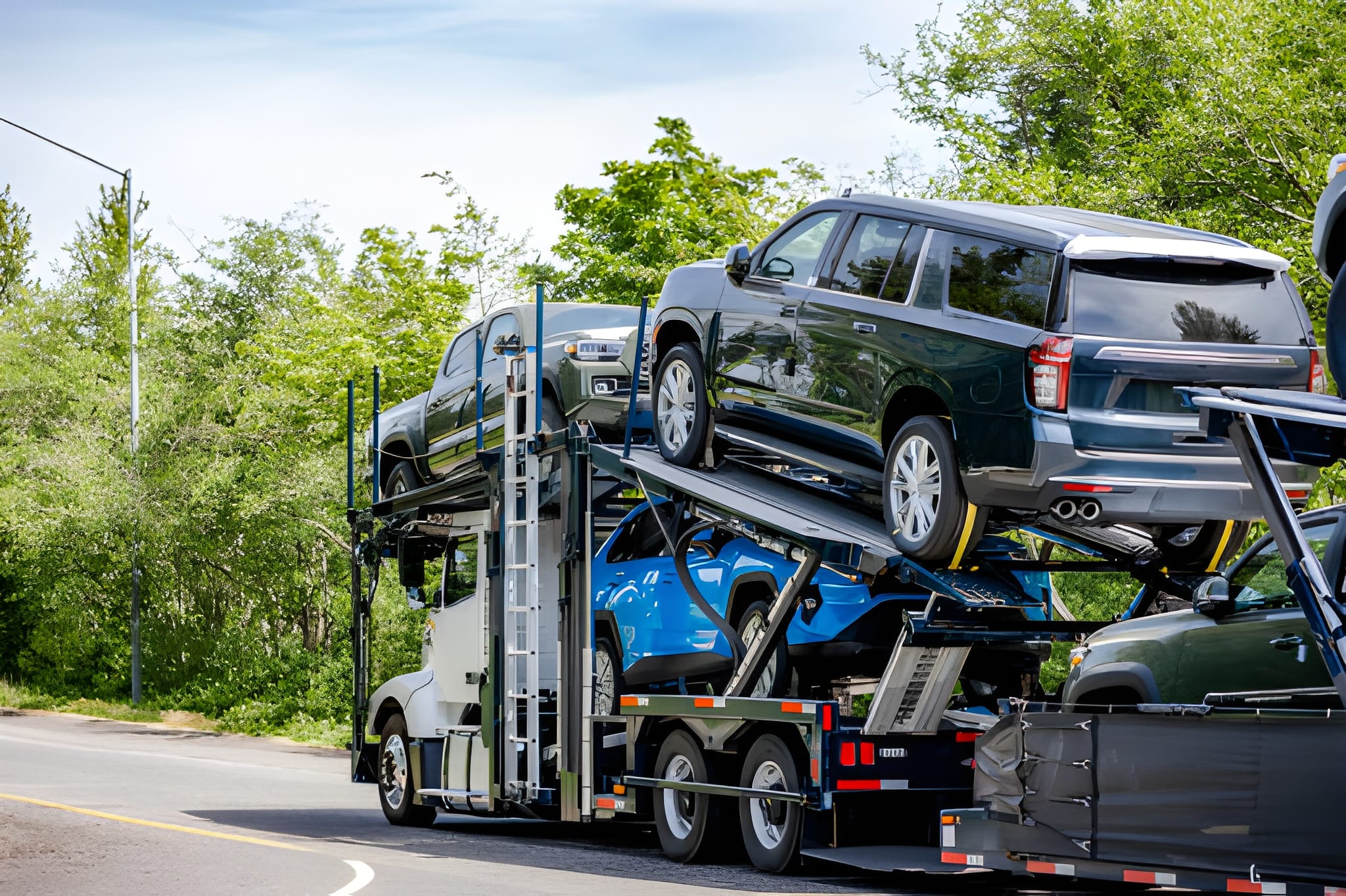 car delivery truck USA